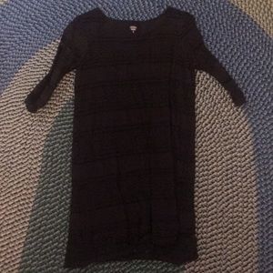 Old Navy quarter sleeve gray dress